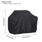 Waterproof BBQ Grill Cover – Anti-Dust, Rain & UV Protection for Gas, Electric & Charcoal Barbecues – Outdoor Garden BBQ Accessory  Adomoo